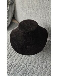 Necklace Display Bust Jewelry Holder Stand Velvet Mannequin Showcase‎ Black